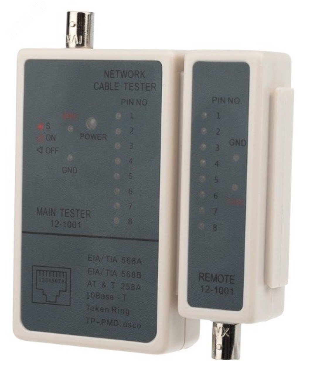 Тестер кабеля RJ-45 + BNC 5248,