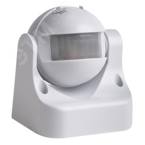 Датчик движения настенный ДДС02 180град 1200Вт 3-2000Лк 12м 10-420сек IP44