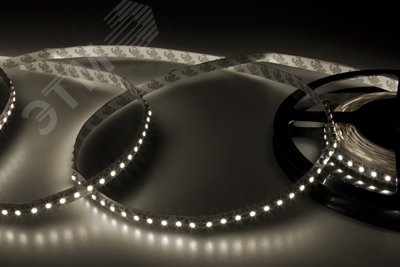 LED лента 12 В, 8 мм, IP23, SMD 2835, 120 LED/m, 12 V, цвет свечения белый (6000 K)