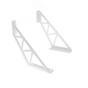 Кронштейн в стиле лофт для крепления полок настенный белый