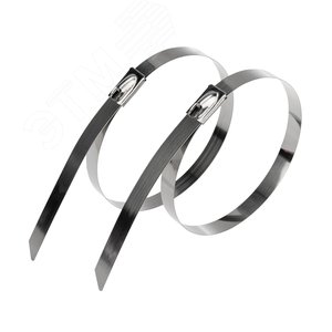 Хомут-стяжка стальная 300x4,6 мм, упаковка 50 шт