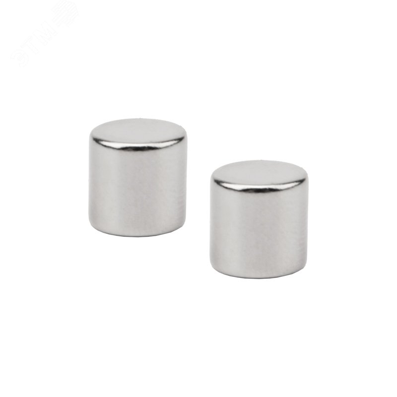 Неодимовый магнит диск 10х10мм сцепление 3.7 кг (упак - 2 шт.)