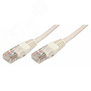 Пaтч-корд 20м U/UTP, CAT 5e, RJ45-RJ45, PVC серый REXANT