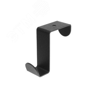 Держатель для хранения одежды в стиле лофт крепление на дверь 3 шт/уп черный