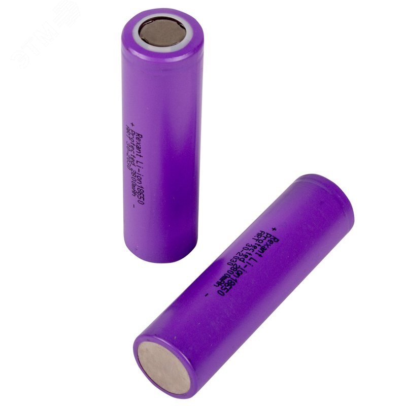Аккумулятор 18650 protected с защитой Li-ion 2800 mAH 3.7 В