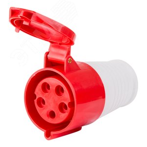 Розетка 225 переносная 3Р+РЕ+N 32А 380В IP44, REXANT