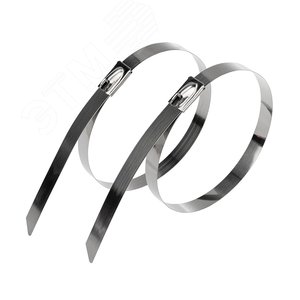 Хомут-стяжка стальная 200x4,6 мм, упаковка 50 шт, REXANT