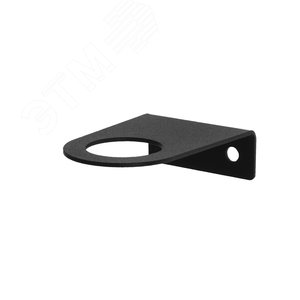 Держатель дозатора для жидкого мыла и шампуней на 1 флакон настенный черный