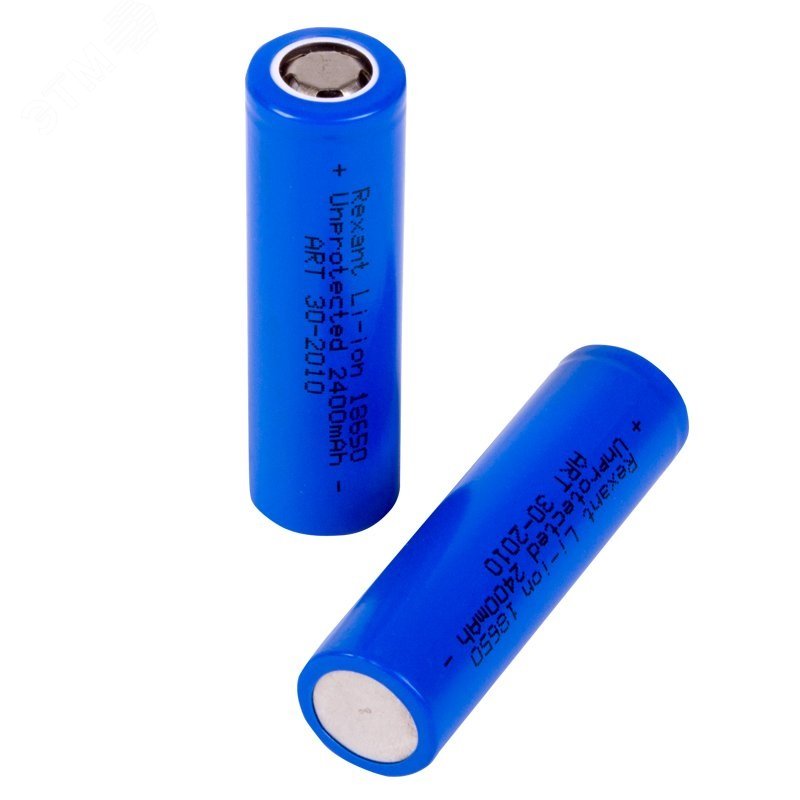 Аккумулятор 18650 unprotected Li-ion 2400 mAH 3.7 В