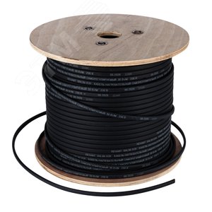 Кабель саморегулируемый греющий, экранированный, 24КНС 2ЛТГ-ЭЛ 65/85, UV (24 Вт/1 м), 200 м, REXANT