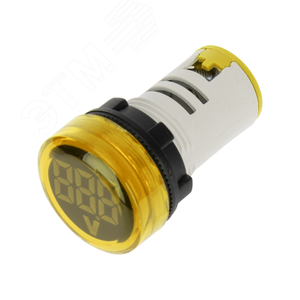 Индикатор значения напряжения желтый VD22 70-500 В