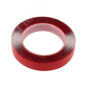 Двухсторонний скотч, прозрачный, на акриловой основе, 20 мм, ролик 5 м