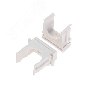 Крепёж-клипса для труб d 20 мм, белая 100 шт/уп REXANT