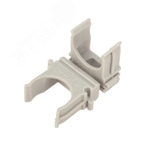 Крепеж-клипса для труб 20 мм, серая (100 шт./уп.), REXANT