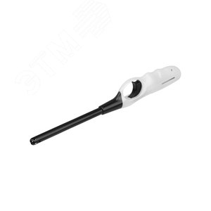 Пьезозажигалка газовая бытовая с классическим пламенем СК-302L, многоразовая, цвет белый