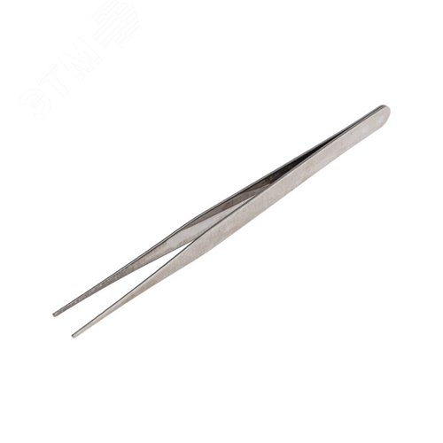 Пинцет прямой 115 мм (упак. - 10 шт.)