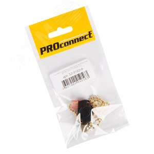 Выключатель для настенного светильника с цепочкой 270 мм «Gold» индивидуальная упаковка 1 шт. PROCONNECT