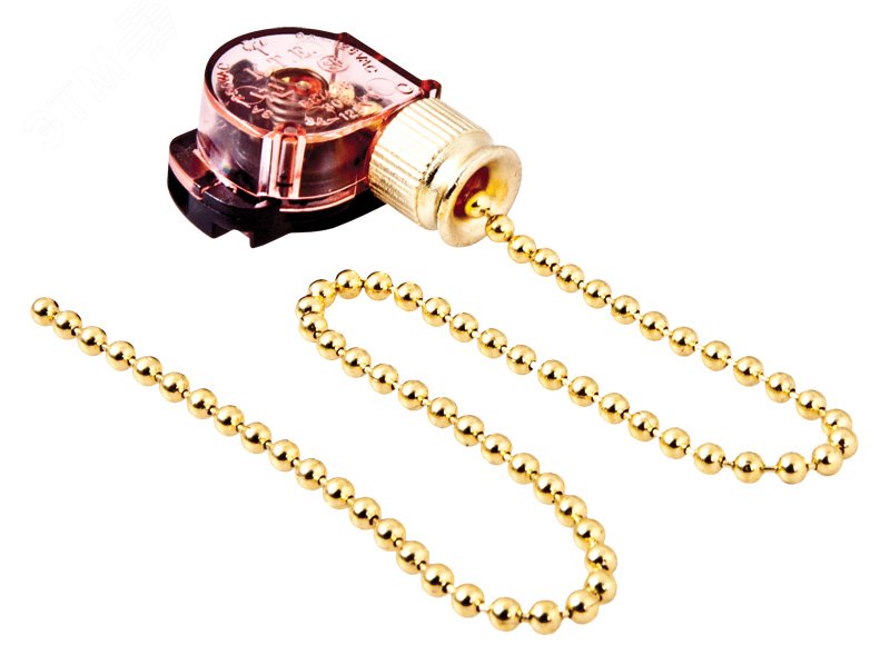 Выключатель для настенного светильника с цепочкой 270 мм «Gold»