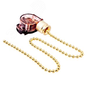 Выключатель для настенного светильника с цепочкой 270 мм «Gold»