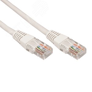 Патч-корд U/UTP CAT 6, RJ45-RJ45, 26AWG, LSZH, серый, 0.5м,
