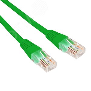 Патч-корд U/UTP CAT 6, RJ45-RJ45, 26AWG, LSZH, зеленый, 0.3м,