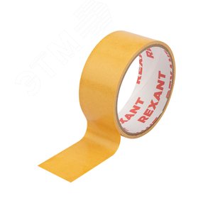 Двухсторонний скотч, полипропиленовая основа, 38 мм, ролик 5 м