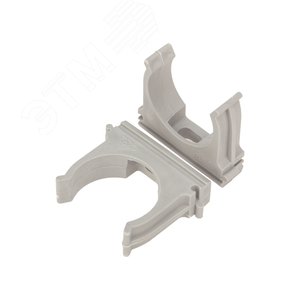 Крепеж-клипса для трубы 32 мм серая (10 шт./уп.), REXANT