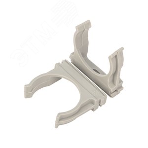 Крепеж-клипса для трубы 40 мм серая (5 шт./уп.), REXANT