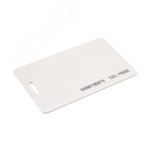 Электронный ключ карта с прорезью 125KHz формат EM Marin Индивидуальная 1 шт,