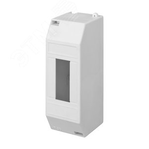 Бокс пластиковый КМПн 1 2 IP20 белый инд. штрих-код, REXANT