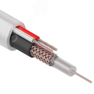 Кабель КВК-В-1,5+2x0,50 кв.мм (Cu/Cu) белый (200 м),