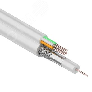 Кабель ККСВ-В+4х0,5 мм (100 м) белый,