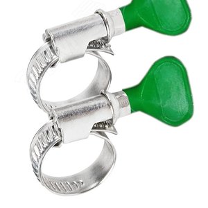 хомут червячный 40-60-0,7 мм, с ключом w (1уп - 25шт), REXANT