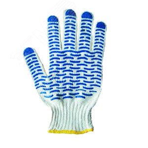 Перчатки х/б с покрытием ПВХ  5 нитей, REXANT