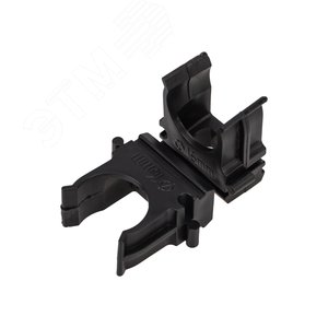 Крепеж-клипса для трубы 16 мм черная (10 шт./уп.), REXANT