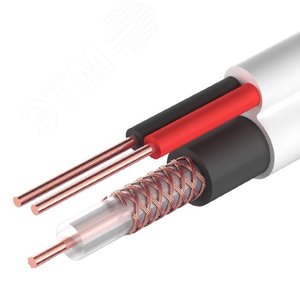 Кабель ККСВ-В+2х0,5 мм (305 м) белый,