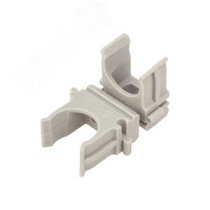 Крепеж-клипса для трубы 16 мм серая (10 шт./уп.), REXANT