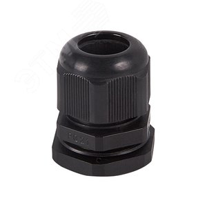 Кабельный ввод PG-21 (13-18 мм) черный, REXANT