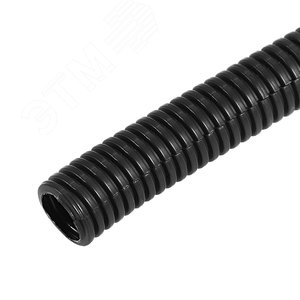 Труба автомобильная гофрированная ППНг d 6,8 мм, разрезная негорючая, REXANT 50м