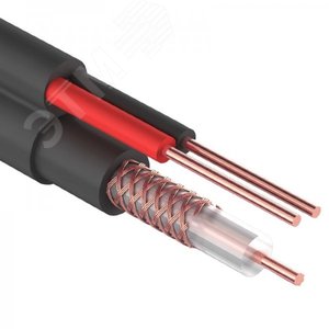 Кабель ККСВ-П+2х0,5 мм (305 м) черный,