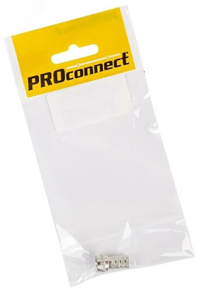 Разъем антенный на кабель, штекер F для кабеля RG-6PROconnect