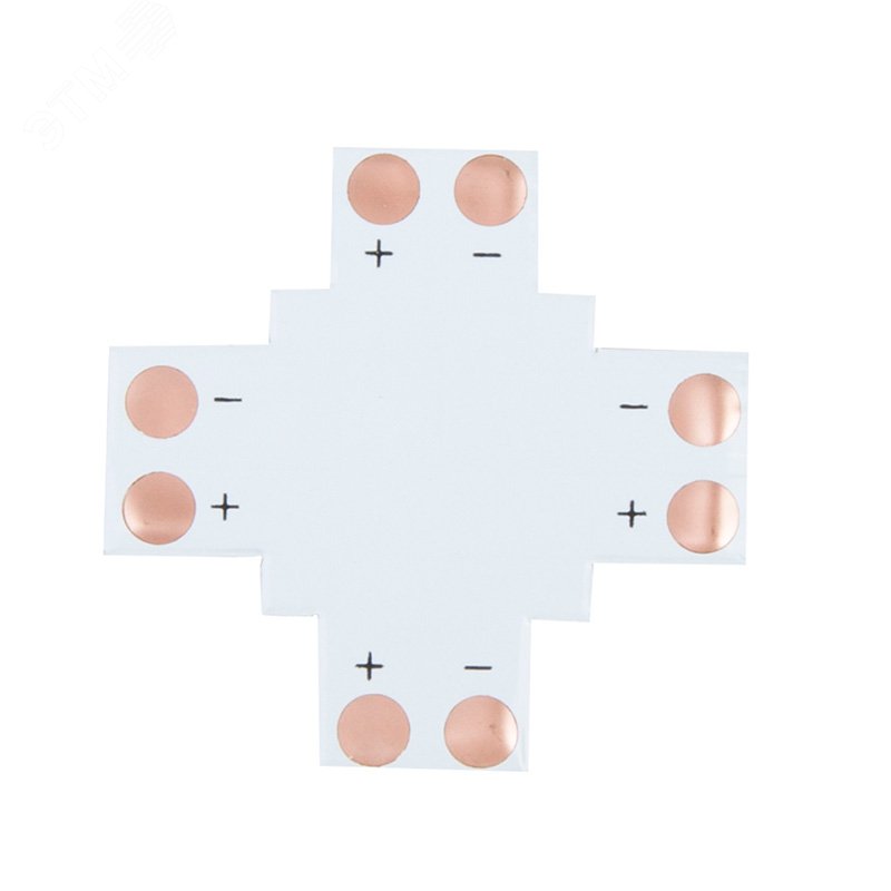 Плата соединительная (X) для одноцветных светодиодных лент шириной 10 мм LAMPER
