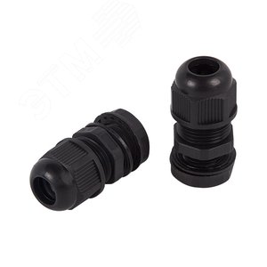 Кабельный ввод MG-16 (10-6 мм) черный, REXANT