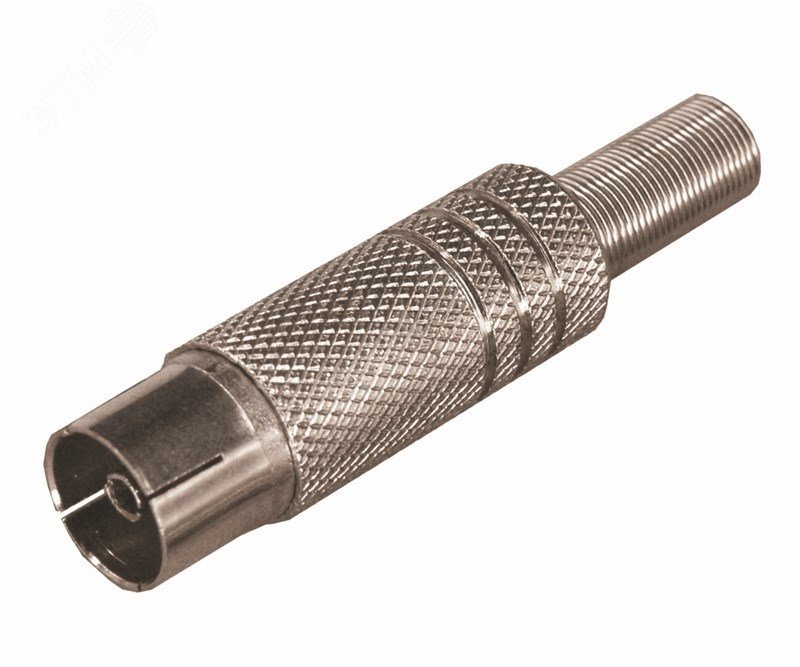 Разъем гнездо TV никель c пружиной PROCONNECT