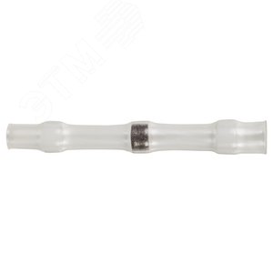 Соединитель термоусаживаемый под пайку L-26 мм 0.25-0.34 кв мм (ПК-т 0,34) белый, REXANT