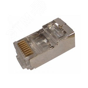 Джек RJ-45 8P8C CAT 5e (экран),