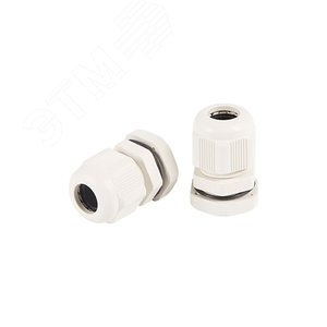 Кабельный ввод PG-9 (4-8 мм) серый, REXANT