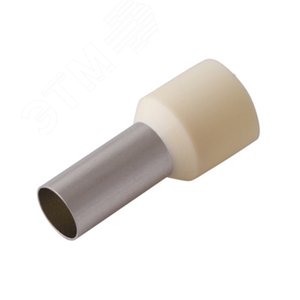 Наконечник штыревой втулочный изолир F-12 мм 16 кв мм (НШВи 16-12), REXANT