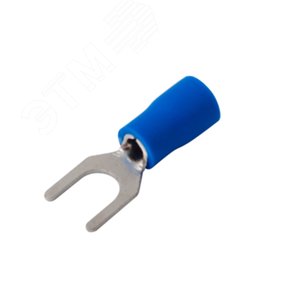 Наконечник вилочный изолир 5.3 мм 1.5-2.5 кв мм (НВи 2.5-5 НВи 2-5) синий, REXANT