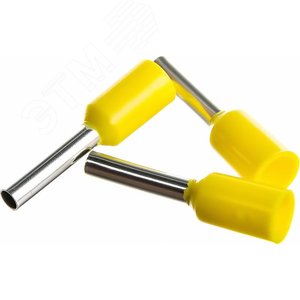 Наконечник штыревой втулочный изолир F-8 мм 1 кв мм (НШВи 1.0-8) красный, REXANT